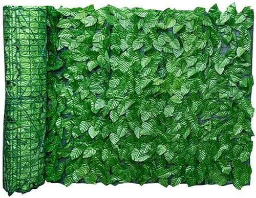 Blatt Zaun Paneele Künstliche Blatt Bildschirm Künstliche Efeu Sichtschutz Zaun Grün Kunststoff Blatt Zaun Paneele Garten Screening Dekoration für Outdoor, Grünes Blatt Hecke Screening