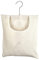 Borsa per mollette in tela, resistente, riutilizzabile, in tessuto Oxford, portatile, da appendere, per bucato, porta mollette semi-chiuse, in tela, colore: beige