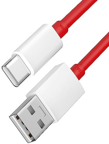 10A Cable USB C Carga Super Vooc para OnePlus 13 12R Nord 4 3 2T CE 4 3 Lite 11 10 9 8, 1M Cable tipo C Carga rápida Super VOOC para OPPO Find X8 Reno 13 12F 11F A80 A60 A40 para realme GT 7 Pro 14 12