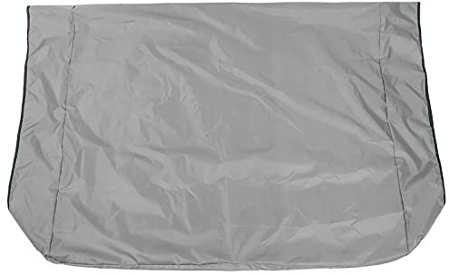 Swing Canopy Cover, 75.2x47.2in Waterproof UV Resistant Windproof Garden Replacement Swing Canopy Cover Swing Chair Canopy Replacement for 3 Seater(Swing Not Included) (Grey)