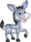 kleberio Aufkleber Esel wasserfest Familie Aufkleber Bauernhof lächeln Tier Hufe Sticker Pferd Kinder Deko Autoaufkleber 11 x 8 cm