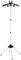 Steamer Stand, Folding Telescopic Clothes Steamer Holder, Hanger for Steaming Clothes,Steam Rack for Clothes,Handheld Garment Steamer Rack,Clothes Hanger for Steam Ironing (Black)