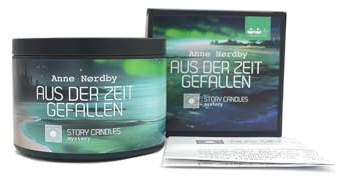 Story Candles Crime Kerzen mit Geschichten von namhaften Autoren Überraschungskerze Geschenk Neuheit (Anne Nørdby - Aus der Zeit gefallen)