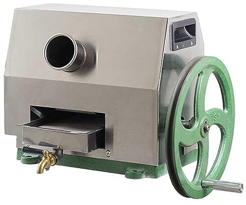 Steel Sugarcane Juicer Machine Manual Juicer Press for Sugar Cane Commercial Sugar Cane Juicer Squeezer with Thickened Handwheel,for Hotels, Fruit shops, Cold drink shops,B