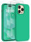 COFFKER for iPhone 14 Pro Max Case, Liquid Silicone Case [2X Screen Protectors], Shockproof Slim Thin Protective Phone Case with Soft Anti-Scratch Microfiber Lining, 6.7 inch, Emerald Green