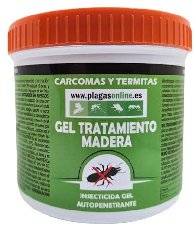 GEL INSECTICIDA TRATAMIENTO CARCOMA Y TERMITAS 400ML: AUTOPENETRANTE CURATIVO Y PREVENTIVO