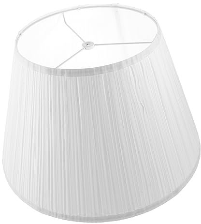 Cabilock Pantalla de Lámpara de Mesa de Lino Lámpara de Noche Decorativa de Tela para Dormitorio y Sala de Pantalla de Luz Moderna y Práctica Instalación y Duradera