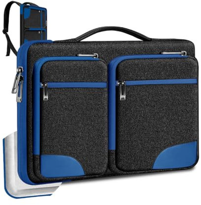ZINZ Funda para Portátil 15 15,6 16 Pulgadas, Maletín Protector para PC de 360° para Desplazamientos y Viajes de Negocios,B01BL02