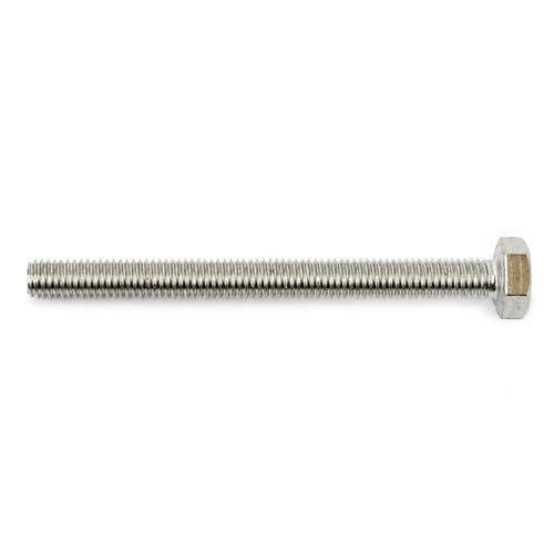 Viti a Testa Esagonale DIN 933 Inox A2-70 M4X50, 25 pezzi | Confezione da 25, Filettatura totale, Per fissaggi meccanici