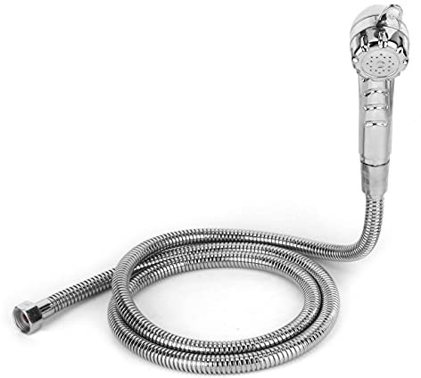 Kit de Tuyau de Pomme de Douche en Acier Inoxydable, Douche Extérieure pour Camping-car, Camping-car, Yachts, Filetage 1/2