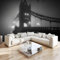 Fototapete Nachtansicht Stadt London Tower Bridge Vlies Tapeten 250x175 cm 3D Effekt Moderne Wandtapete Wohnzimmer Schlafzimmer Wandbilder Wand