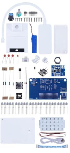 Fowecry Soldering Practice Kit DIY Electronic Soldering Project Kits with Adjustable Brightness 1Set
