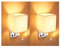 2 Pièces Applique de Chevet, Applique de Lecture à LED Applique Murale Moderne en Chrome Poli avec Projecteur Ajustable à col de Cygne, Interrupteurs Doubles, Avec Port USB pour Charger E27
