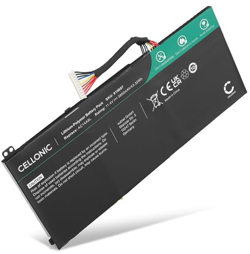 CELLONIC Battery Compatible with Acer Aspire V15 Nitro, VN7-793G, VN7-571G, VN7-591G, Spin 3 SP314-51, AC14A8L 3800mAh 11.4V