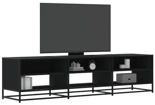 ShGaxin Meuble TV en bois d'ingénierie noir 180 x 40 x 46 cm, table TV, meuble TV, meuble TV, meubles de salon, table de salon TV - 3300805