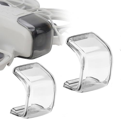 Yuiturt 2 Stück Gimbal Schutzhülle für DJI Neo Objektivdeckel, DJI kameradrohnen Staubschutz Kamera Schutzhülle, Anti-Kratz Transparent Abdeckung für DJI Neo Drohne Zubehör