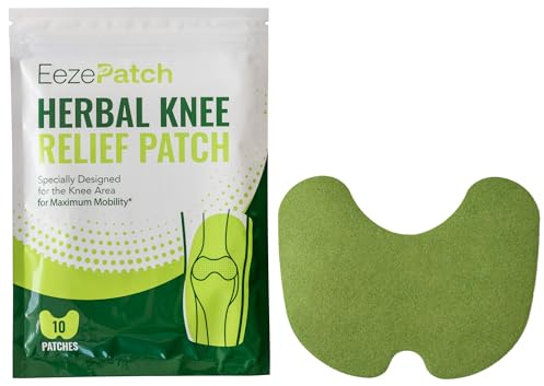 EezePatch® Joint Support Patches (10 Count) – Natural Support for Discomfort, Mobility & Flexibility – Herbal Extracts for Soothing Comfort – Easy-to-Apply
