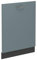 Vicco Tapa del lavavajillas R-Line, Gris Azulado, 60 cm sin encimera