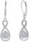 Micory Unendlichkeit Hängend Ohrringe Damen 925 Sterling Silber Ohrstecke für Schmuck Geschenke Damen Mama Freundin