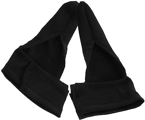 ETANULPEX 1 Paar Bowling-Daumenschutz, Fäustlinge, Finger, LED, Sicherheit, Billard, Stopp-Hand, leicht, Bowling-Handschuhe, Fingerschutz, schwarz, Bowlinghandschuhe, Milchseide/1298