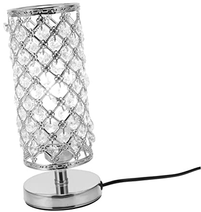 Kristall Tischlampe Weihnachten Mottoparty für Wohnzimmer, Dekorativ | Sanftes Licht, Eu Stecker 220v, E26-kompatibel, für Schlafzimmer und Nachttisch, 1 Stück