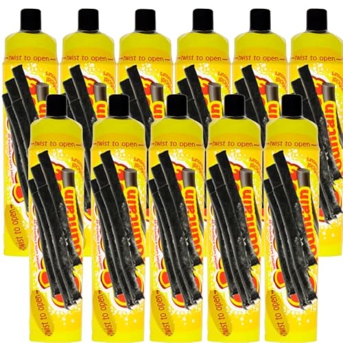 Brt Sherbet Fountain 25g – Classic Fizzy Sherbet Powder with Liquorice Dipping Stick – British Sweet (24 x Tubes)
