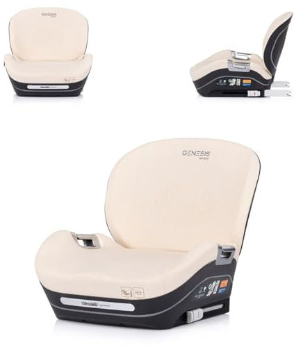 Chipolino Sitzerhöhung Genesis Smart i-Size 125-150 cm Isofix Kühlung Heizung beige
