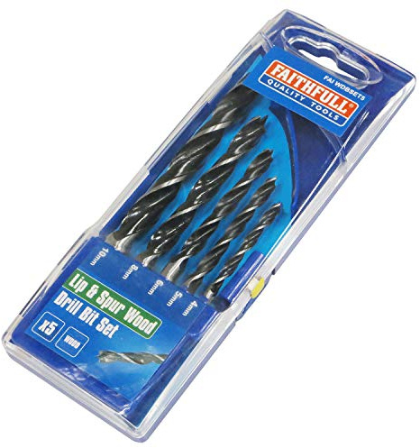 Faithfull Lip & Spur Wood Drillbit (set 5)