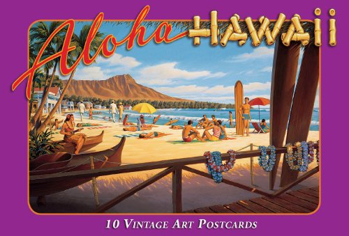 Vintage Hawaii, 10 Postkarten in Box - Aloha Hawaii