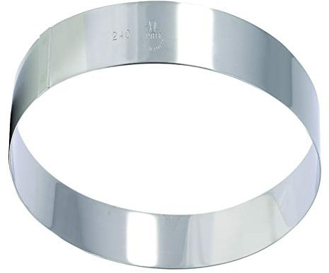 Cercle à entremets en Inox 20cm - Matfer