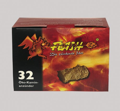 Feueranzünder Öko Zündwolle, 1 Packung je 32 Stück