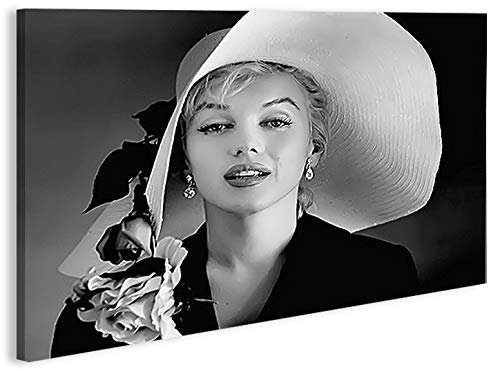 islandburner Bild Bilder auf Leinwand Marilyn Monroe V7-1 XXL Poster Leinwandbild Wandbild Dekoartikel Wohnzimmer Marke