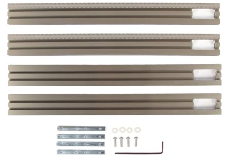 Führungsschiene Parallelanschlag, 500mm Aluminiumlegierung Führungsschienensystem für Holzbearbeitung, Einstellbare Präzisions-Schiene für Fräsen, Sägen und Gravur, Professionelles Zubehör