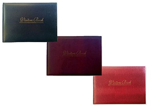 Tallon Leather Look Visitors Book - Comes In 3 Colours