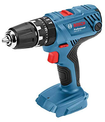 Bosch Professional 18V System Akku Schlagbohrschrauber GSB 18V-21 (max. Drehmoment 21 Nm, ohne Akkus und Ladegerät, in L-BOXX 136)