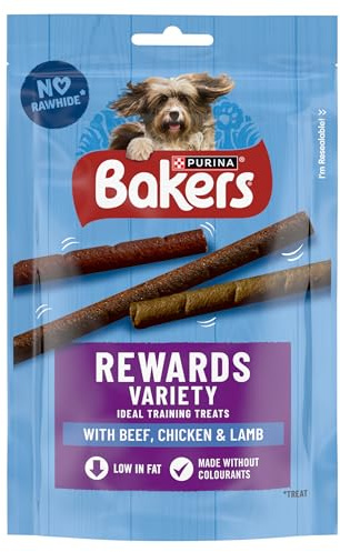 BAKERS Rewards Chicken, Beef and Lamb Dog Treats 100g