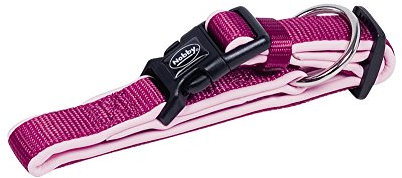 Nobby Halsband Classic Preno, himbeere / pink L: 20-30 cm, B: 15/20 mm, 1 Stück
