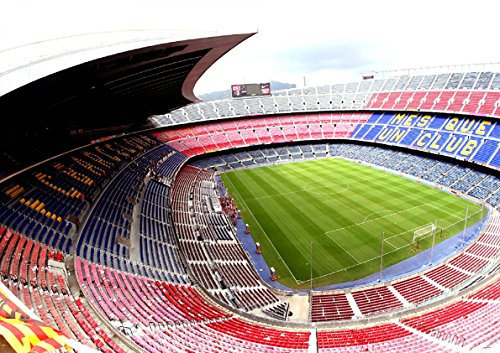 Poster Camp Nou Stadium Mes Que Un Club Wand Kunst
