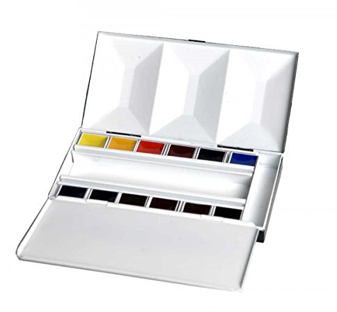 Blockx 41512BXC - Aquarelle Boite Bijou 12 demi-godets