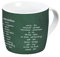 Infinite by GEDA LABELS (infkh) 12130 Taza, Taza de porcelana, taza de café, taza, verde