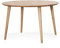 moebel-eins ASCON Esstisch, rund, Material Massivholz, Wildeiche, 120 cm