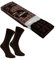 Rainbow Socks - Damen Herren Lustige Tafel Schokolade Socken - 1 Paar - Dunkle Schokolade - Größen 36-40
