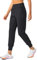 Soothfeel Damen-Jogginghose mit Handy-Taschen, hohe Taille, athletisches Workout, Yoga, Tapered Loungehose, Jogger für Frauen - Schwarz - Groß