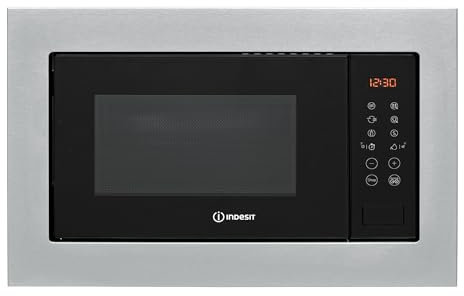 Indesit 25L 900W Built in Microwave with Grill - Stainless Steel