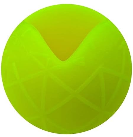 Lasama Moby Dog Ball frei von giftigen Weichmachern und giftigen Inhaltsstoffen Hundeball (Neon Gelb)