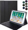 YGoal Tastiera Custodia per 9-10.8 pollice tablet Inclu Black-view tab8/Black-view tab 8E, [Italiana Layout con é.ç .§] 7 Colors Backlit Pelle PU Custodia con Rimovibile Wireless Tastiera, Nero