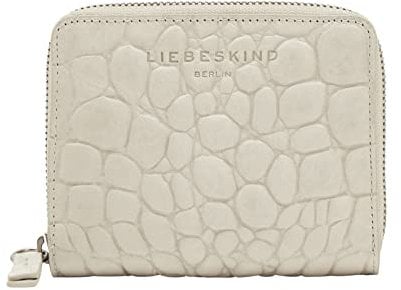 Liebeskind Berlin Croco Conny Geldbörse, Pale Moon, Medium (HxBxT 10cm x 13cm x 2cm)