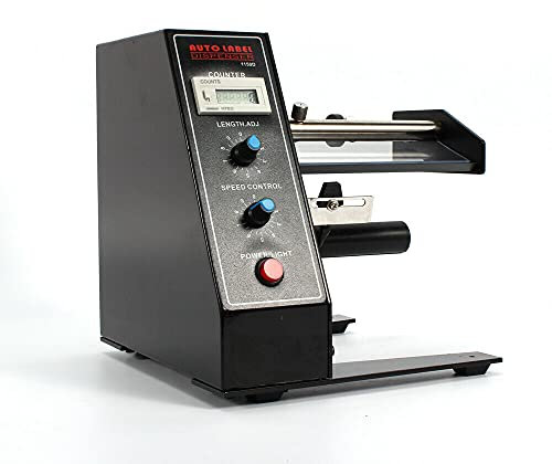 SHZICMY Automatischer Etikettenspender, AL-1150D Klebebandspender Bandspender Labelspender Automatische Zählung für Selbstklebende Etiketten/Barcode-Etiketten 1-8M / Min 220V