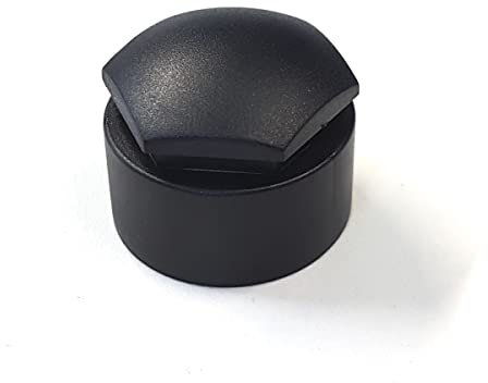 Seat 4M0601173C9B9 Radschraubenkappe (1 Stück) diebstahlhemmend, schwarz