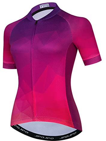 Maillot de cyclisme à manches courtes pour femme, tailles S à 3XL, T2017, Taille M